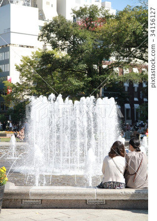 Sapporo Odori Park Fountain Sapporo Tourism 34156127