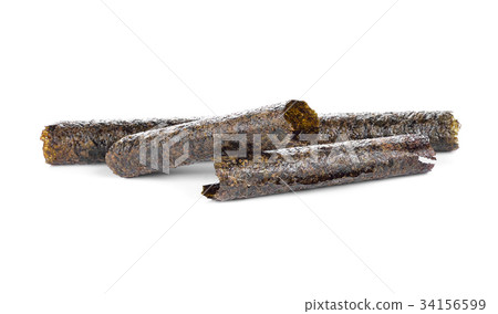 Nori rolls isolated on white background 34156599
