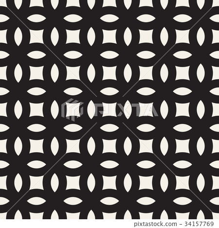 Vector Seamless Black And White Geometric Lines Vector Seamless Black And White Geometric Lines 34157769
