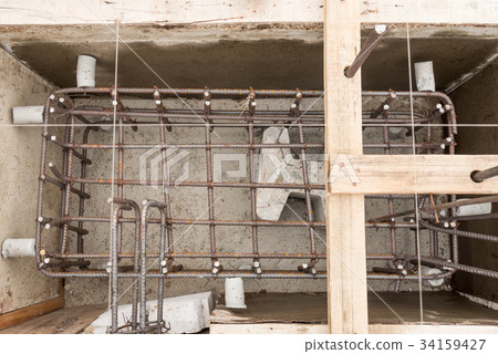 Reinforcement steel for construction foundation Reinforcement steel for construction foundation 34159427