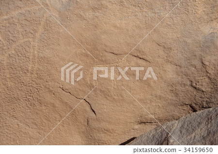Rock painting in the Sahara Desert Rock painting in the Sahara Desert 34159650