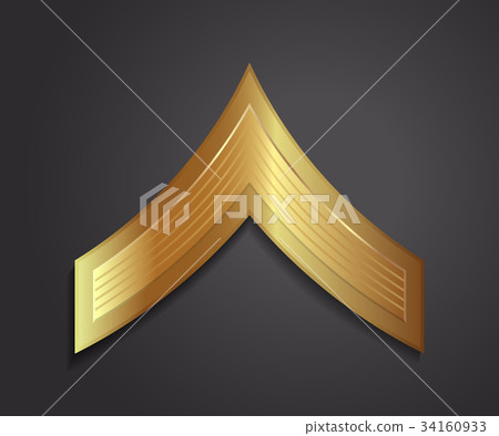 Military Ranks and Insignia. Stripes and Chevrons 34160933