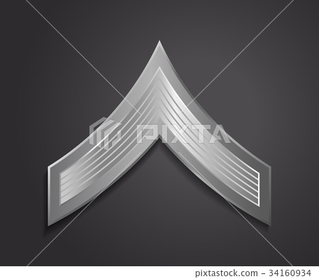 Military Ranks and Insignia. Stripes and Chevrons 34160934