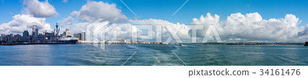 Auckland New Zealand cityscape view panorama 34161476