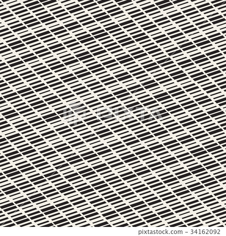 Black and White Irregular Dashed Lines Pattern Black and White Irregular Dashed Lines Pattern 34162092