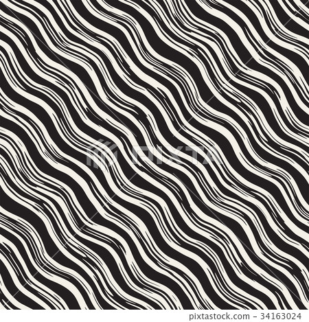 Decorative seamless pattern with handdrawn doodle 34163024