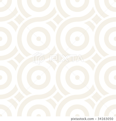 Vector seamless geometric pattern composed with Vector seamless geometric pattern composed with 34163050