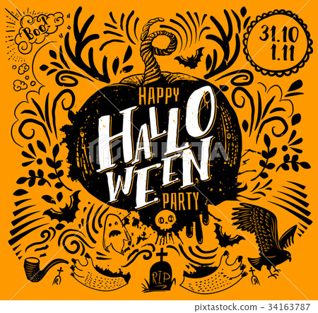 Halloween Party invitation 34163787