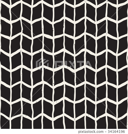 Hand drawn style seamless pattern. Abstract 34164196