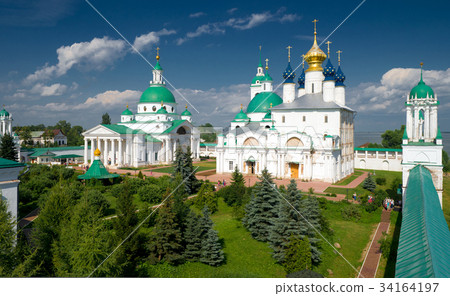 Spaso-Yakovlevsky Monastery in Rostov, Russia. 34164197