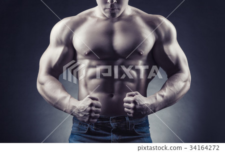 Muscular man Muscular man 34164272
