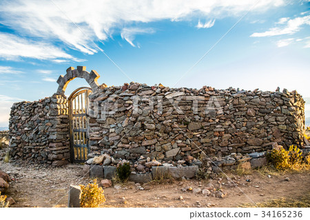 從的喀喀湖/ Taquile島景觀 從的喀喀湖/ Taquile島景觀 34165236