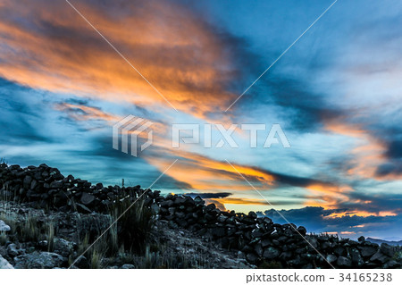 Landscape from Lake Titicaca / Taquile Island 34165238