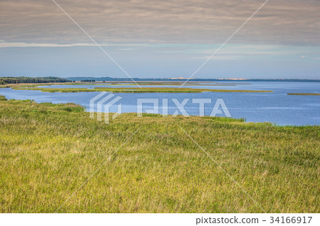 Lebsko Lake at Slowinski National Park. Poland. 34166917