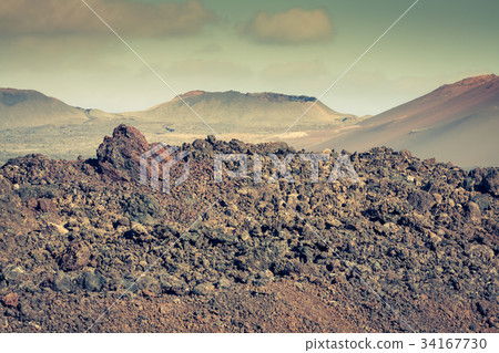 Timanfaya National Park in Lanzarote, Canary 34167730