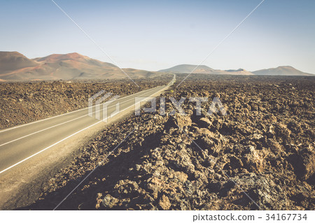 Timanfaya National Park in Lanzarote, Canary  34167734