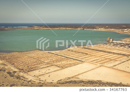 Salt works of Janubio, Lanzarote, Canary Islands 34167763