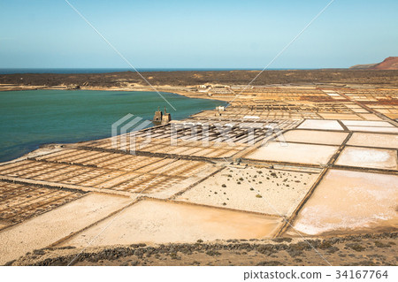 Salt works of Janubio, Lanzarote, Canary Islands Salt works of Janubio, Lanzarote, Canary Islands 34167764