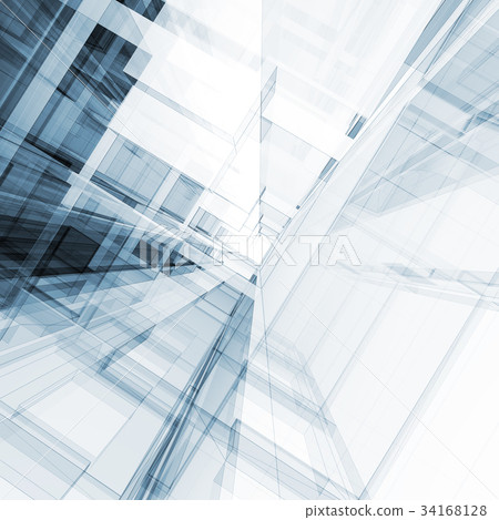 Architecture abstract 3d rendering Architecture abstract 3d rendering 34168128
