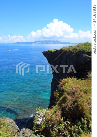 Okinawa Manzamo in fine weather 34168935