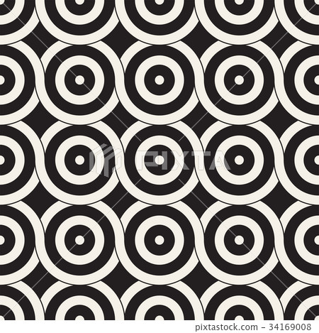 Vector seamless geometric pattern composed with Vector seamless geometric pattern composed with 34169008