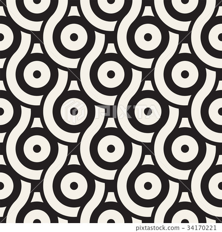 Vector seamless geometric pattern composed with Vector seamless geometric pattern composed with 34170221