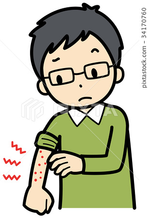 Itchy skin - Stock Illustration [34170760] - PIXTA