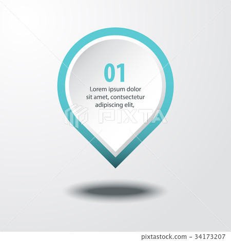 Business Infographics design elements message pin Business Infographics design elements message pin 34173207