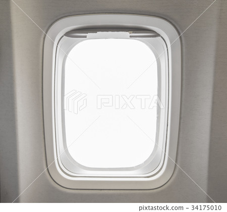 windows Airplane in cabin of huge aircraft 34175010