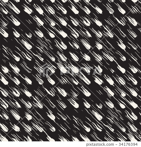 Vector seamless pattern with brush stripes and Vector seamless pattern with brush stripes and 34176394