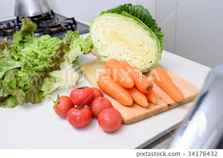 Vegetables kitchen cooking image Vegetables kitchen cooking image 34176432