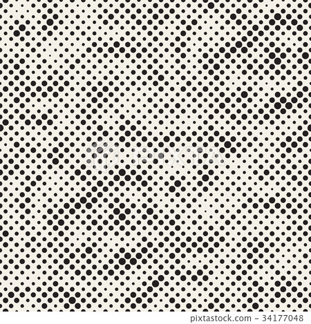 Modern Stylish Halftone Texture. Endless Abstract 34177048