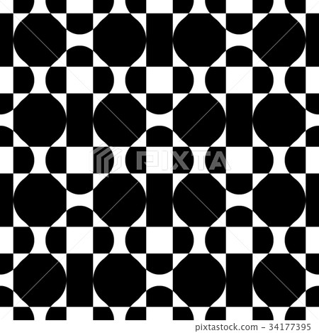 Seamless Square and Circle Pattern Seamless Square and Circle Pattern 34177395