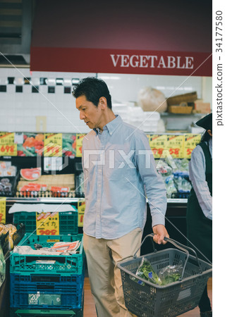 超級市場 超市 男人 34177580