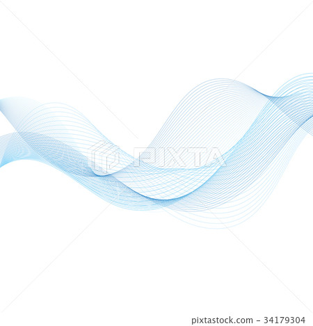 Graphic vector abstract light waves - Stock Illustration [34179304] - PIXTA