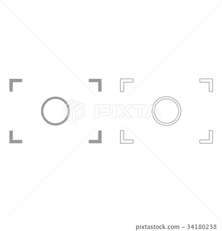 Camera focus it is icon . Camera focus it is icon . 34180238