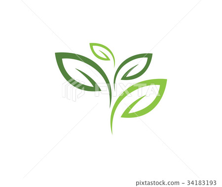 Logos nature element vector icon Logos nature element vector icon 34183193