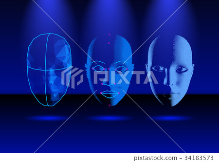 Face recognition technology in progress, from old 34183573