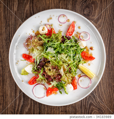 Food concept - vegetables salad 34183989