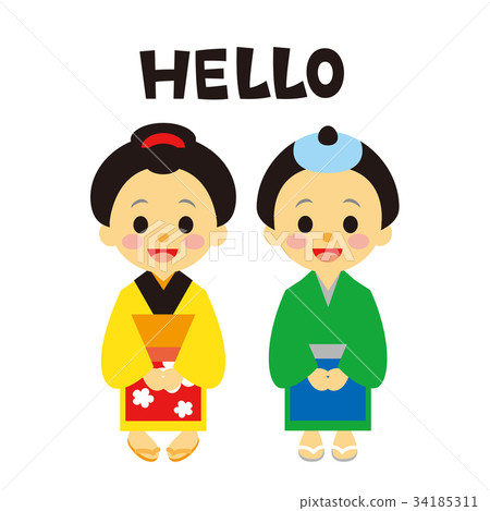 職員江戶時代風格你好 34185311