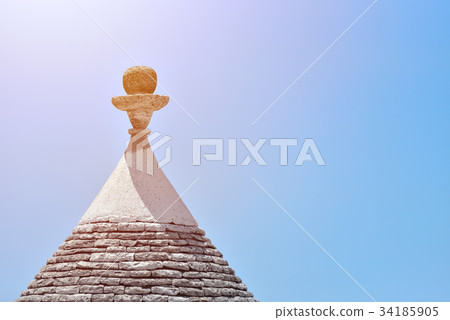 Trulli stone houses of Alberobello. Puglia, Italy 34185905