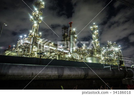 四日市綜合體的夜景 34186018