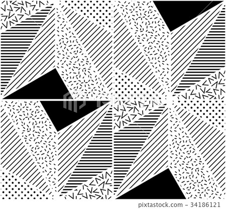 Vector Seamless Pattern. Abstract Geometric 34186121