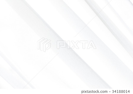 White curtain on the windowsill 34188014