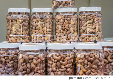 Cashew nut jars 34189406