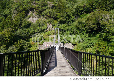 Nikko City, Kinosaki Rock Suspension Bridge, 140 m in total length 34189668