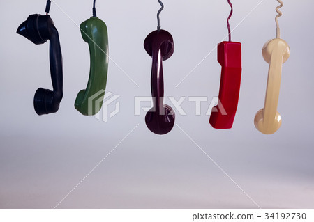 Close up of office supplies with cardboard Close up of office supplies with cardboard 34192730