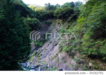 [日本100最佳地質特徵，天然紀念物]系魚川靜岡構造線（伊豆津線，大谷村一帶西） 34192791