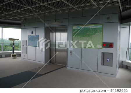 Inside the tower of the Saitama Peace Museum (Peace Museum) courtyard 34192961