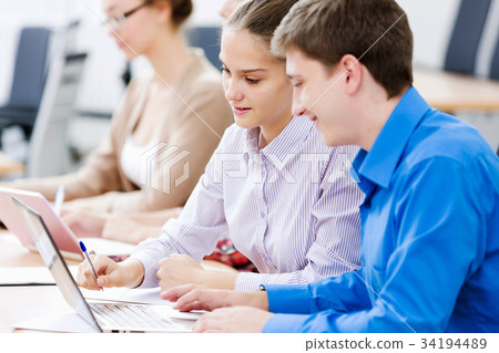 Students at lesson Students at lesson 34194489